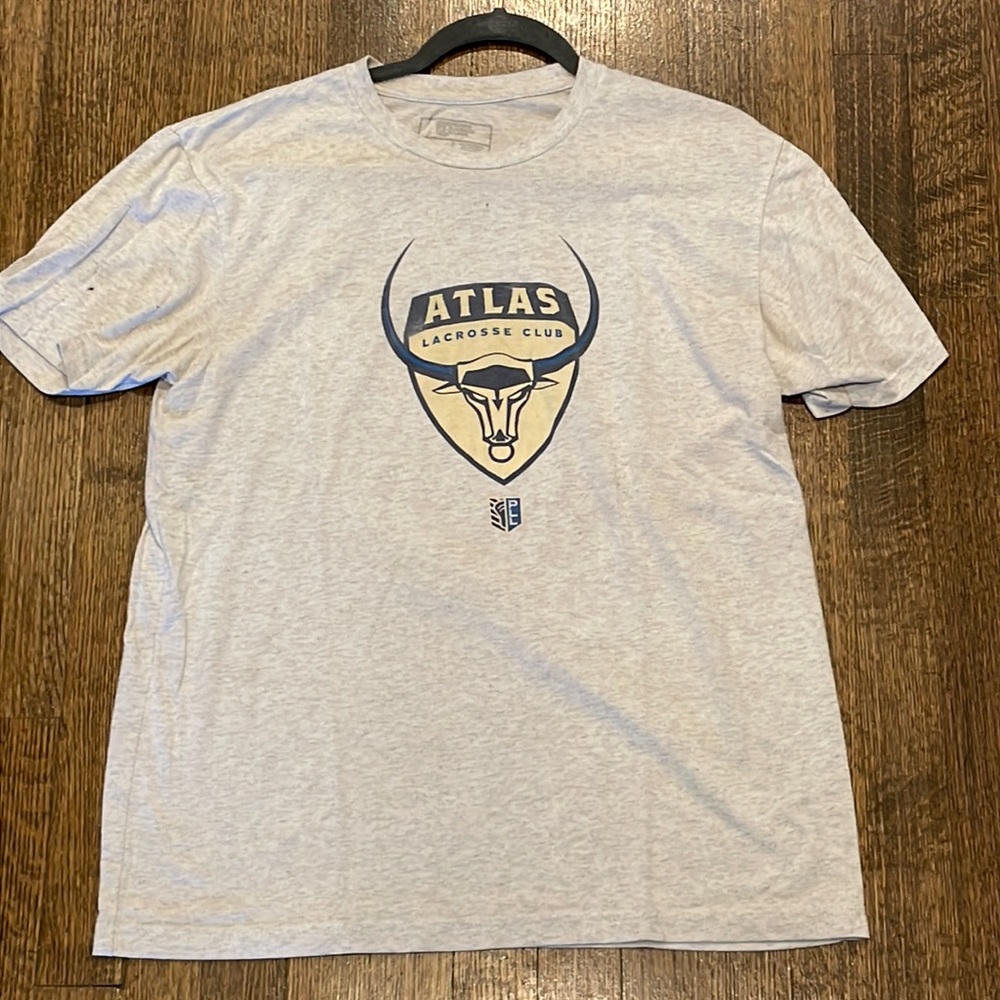 ATLAS Laccrose Club logo tee Size L